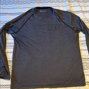 Under Armour Men's Charcoal Long Sleeve Tee
